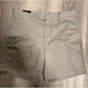 Polo Ralph Lauren Stretch Straight Fit Chino Shorts Khaki Mens Size 33